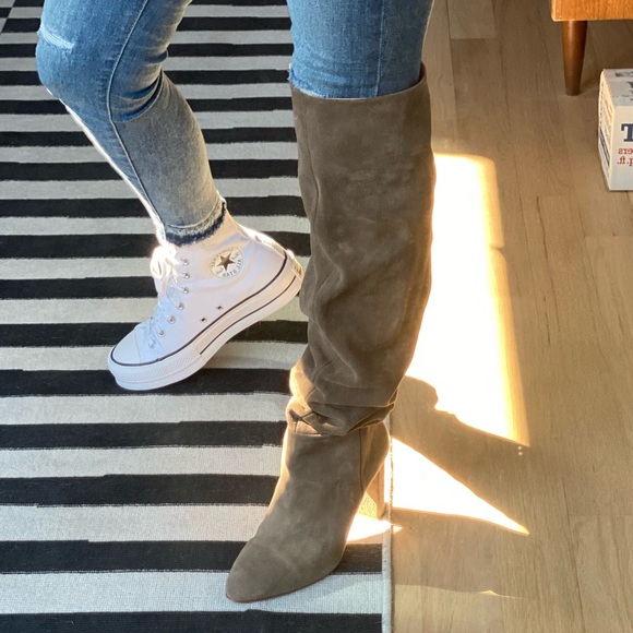 Zara Suede knee high boots - Picture 3 of 7